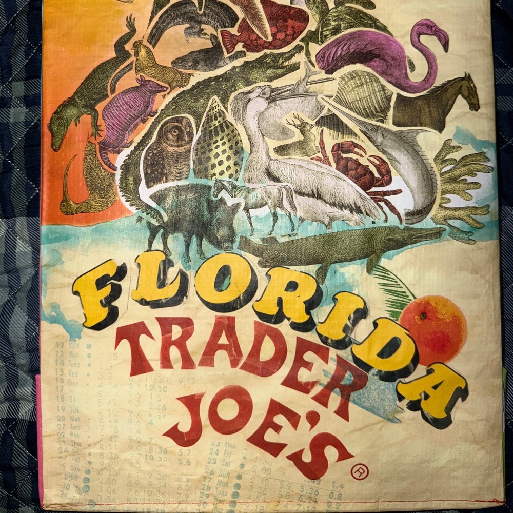 Trader Joe’s FLORIDA Reuseable Grocery Shopper Tote